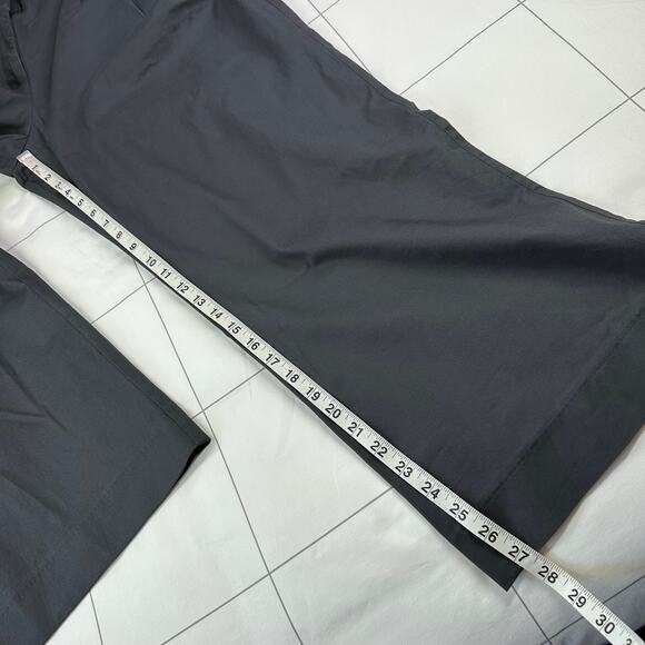 Abercrombie & Fitch Pants Womens 32 Short Gray Wide Leg Pleated Low Rise New - Picture 11 of 13